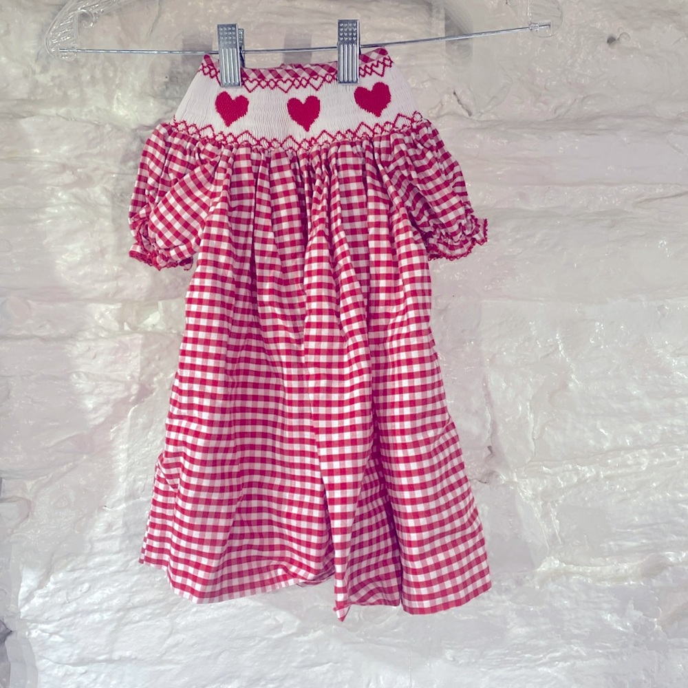 Embroider Hearts Classic Whimsy Dress - 3T
